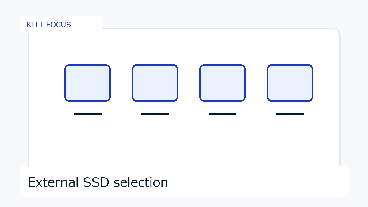 外付けSSDの選び方を表すアイキャッチ画像